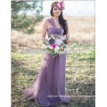 Eine Schulter oder Off Schulter Sweet Romantic Purple Brautjungfer Kleid 2016